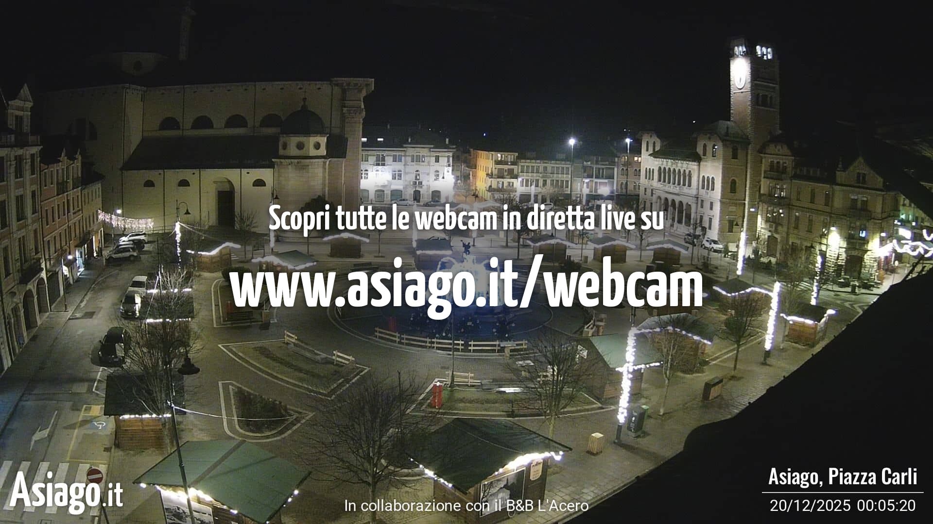 immagine della webcam nei dintorni di Lusiana: webcam Altopiano di Asiago