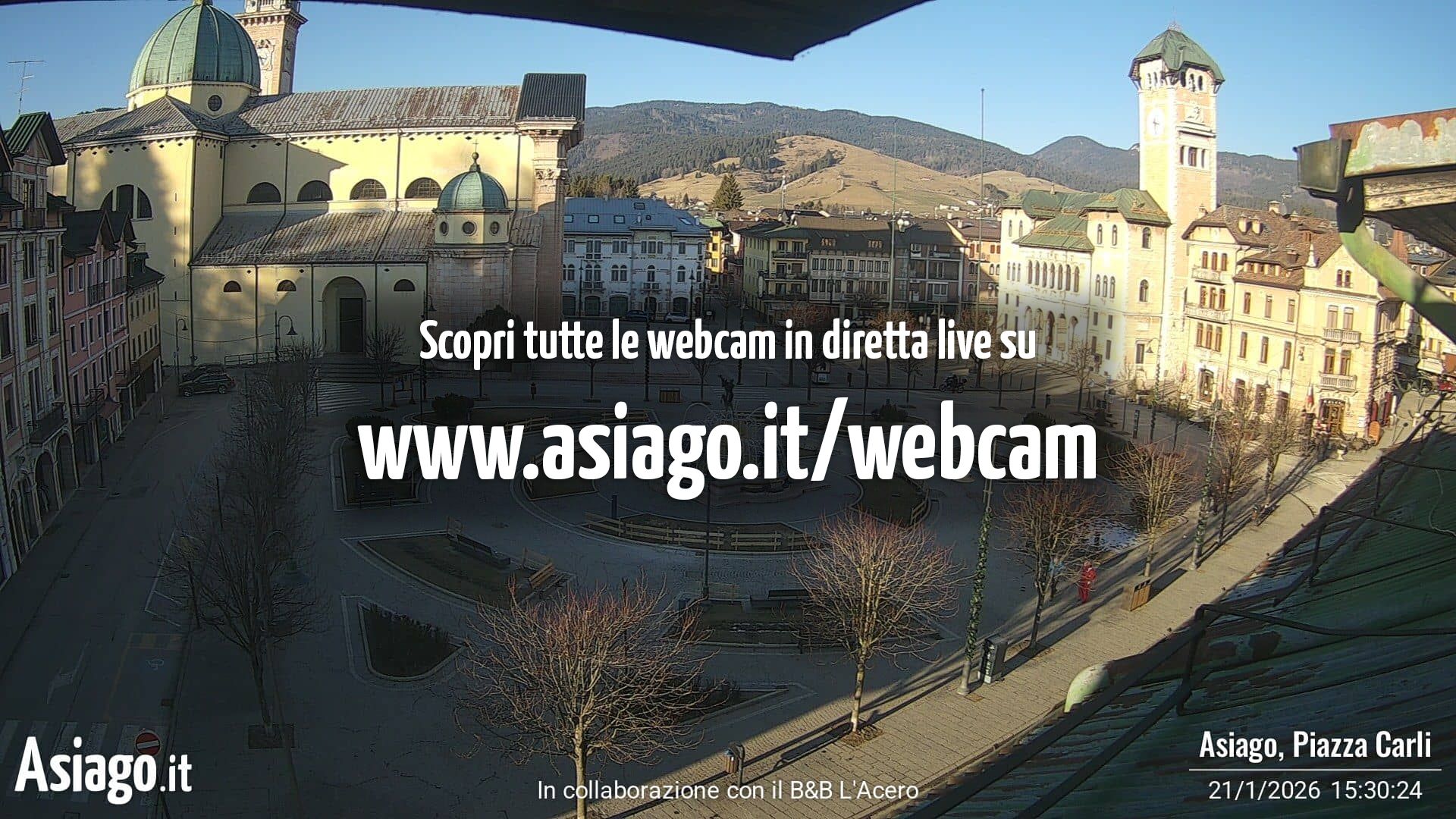 immagine della webcam nei dintorni di Lusiana: webcam Altopiano di Asiago