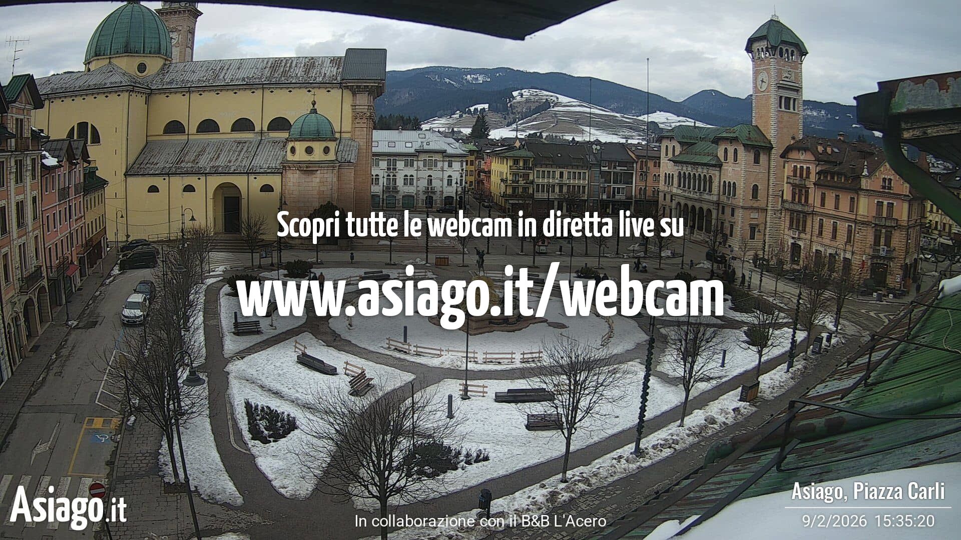 immagine della webcam nei dintorni di Conco: webcam Altopiano di Asiago