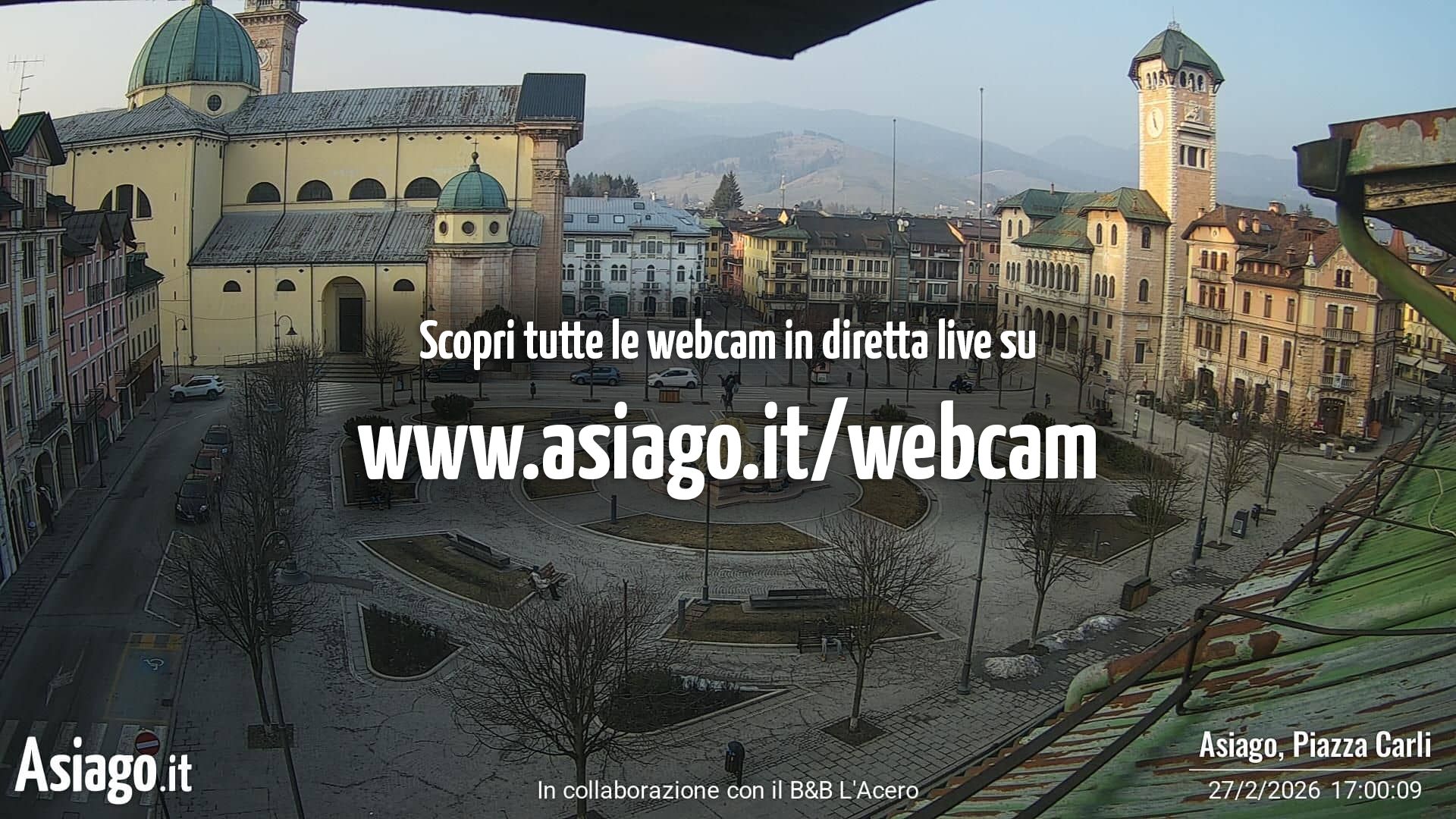 immagine della webcam nei dintorni di Thiene: webcam Altopiano di Asiago