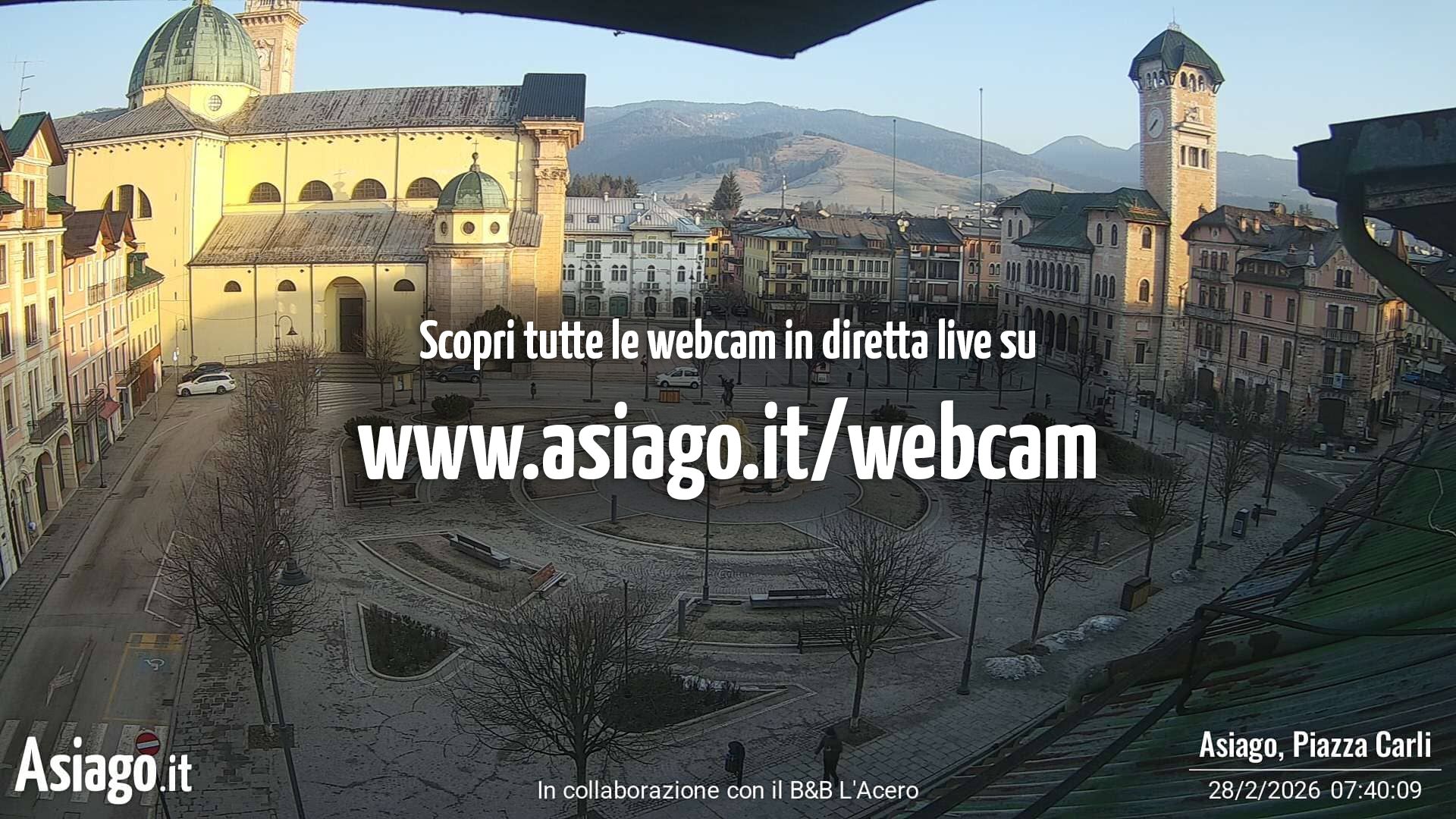 immagine della webcam nei dintorni di Conco: webcam Altopiano di Asiago