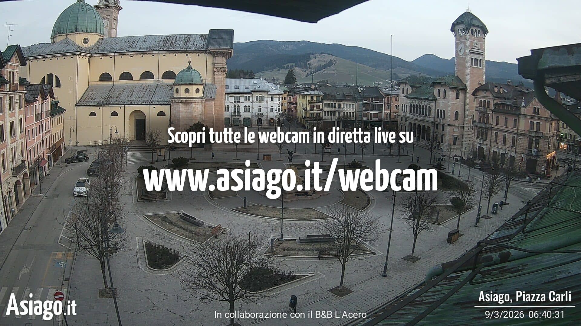 immagine della webcam nei dintorni di Velo d'Astico: webcam Altopiano di Asiago