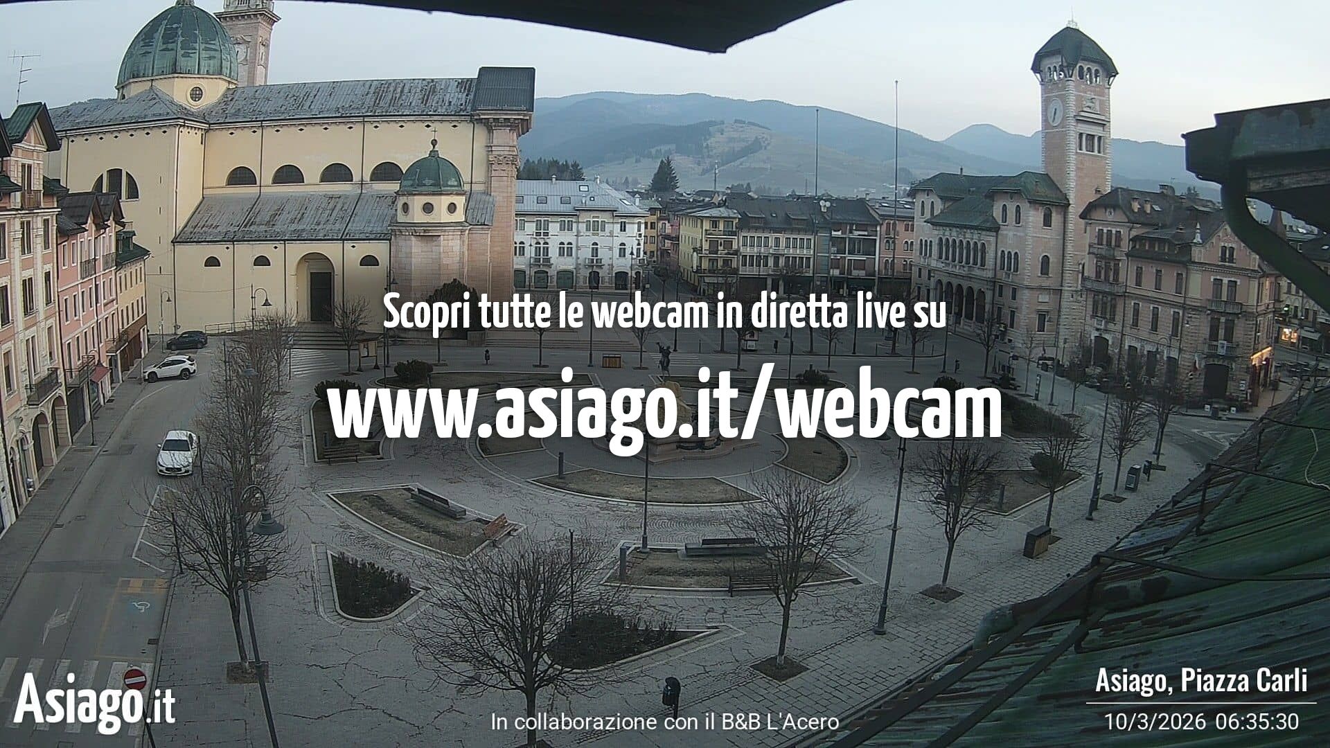 immagine della webcam nei dintorni di Lusiana: webcam Altopiano di Asiago
