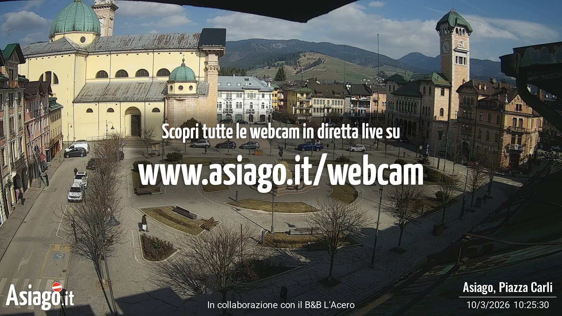 immagine della webcam nei dintorni di Rosà: webcam Altopiano di Asiago