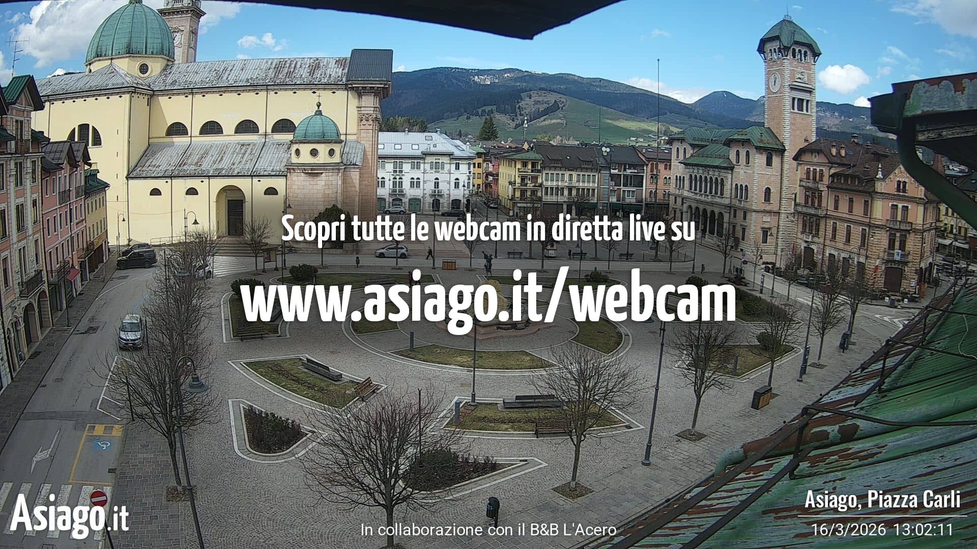 immagine della webcam nei dintorni di Lusiana: webcam Asiago