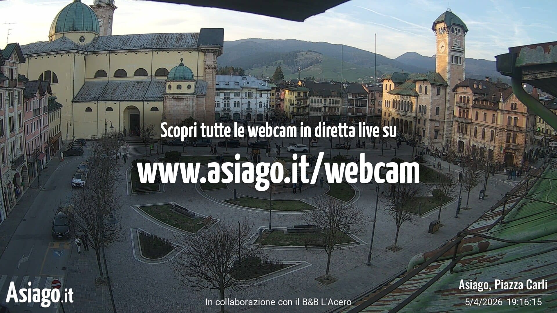 immagine della webcam nei dintorni di Altopiano dei Fiorentini: webcam Asiago