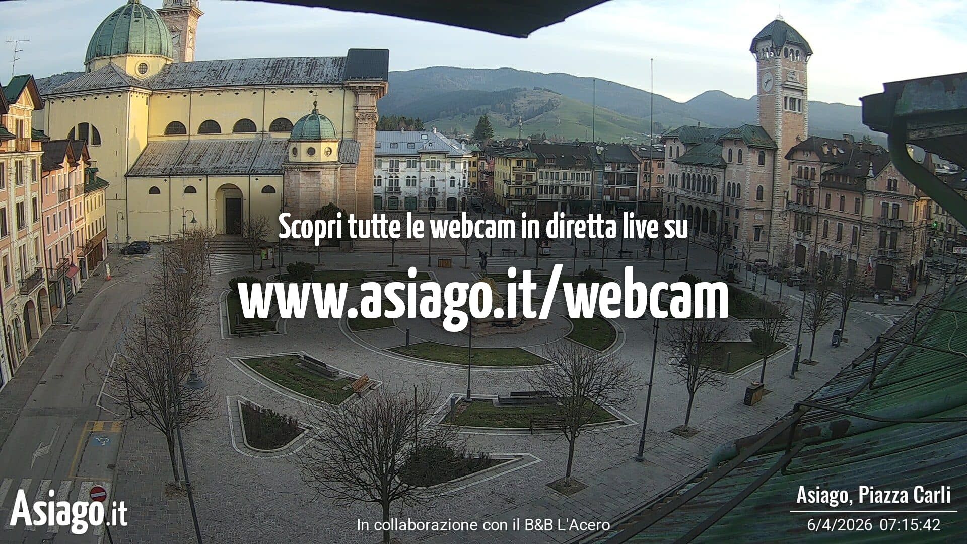 immagine della webcam nei dintorni di Tonezza del Cimone: webcam Asiago
