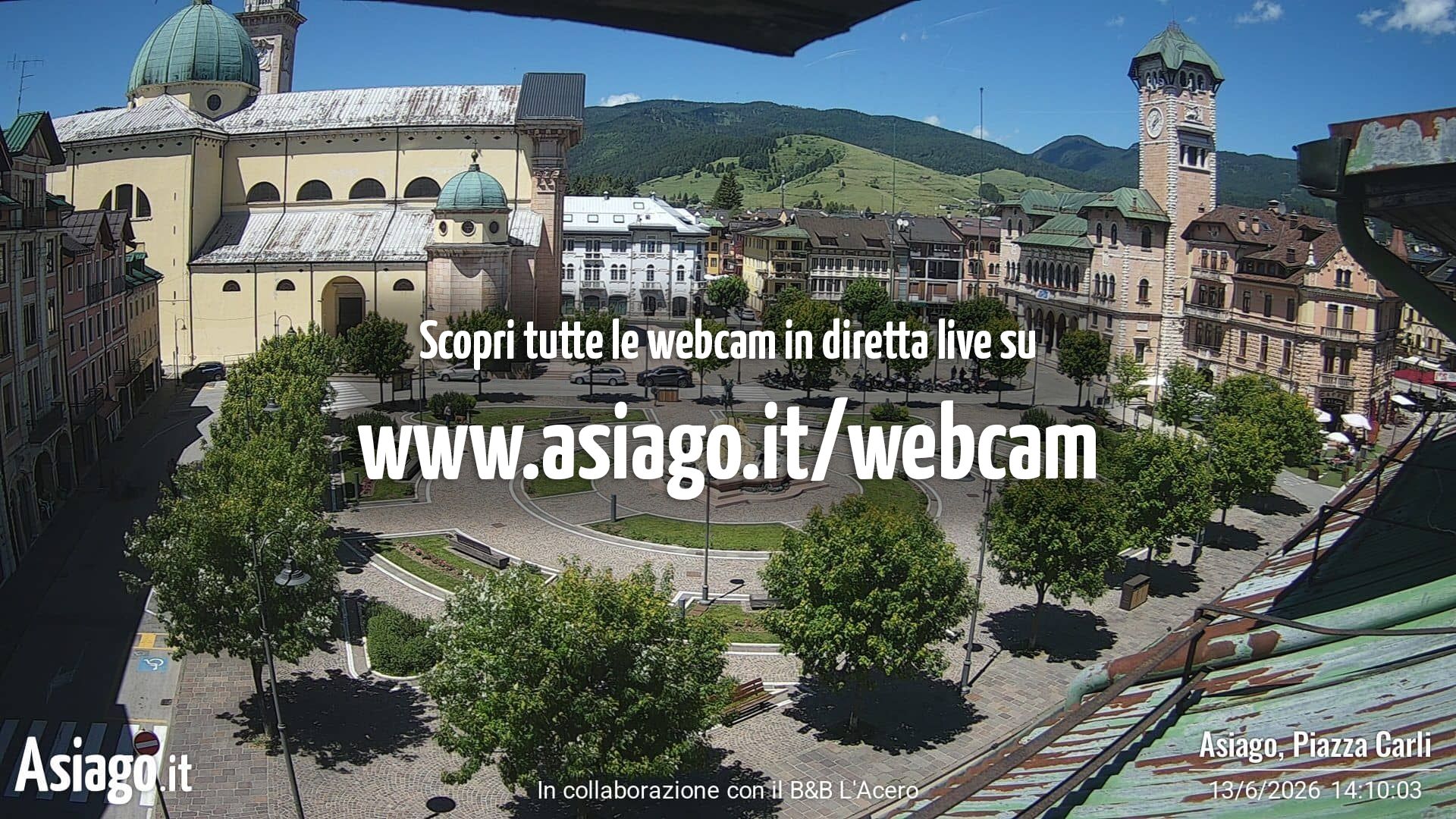 immagine della webcam nei dintorni di Foza: webcam Asiago