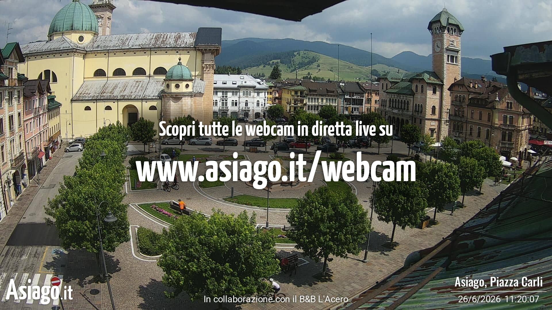 immagine della webcam nei dintorni di Lavarone: webcam Asiago