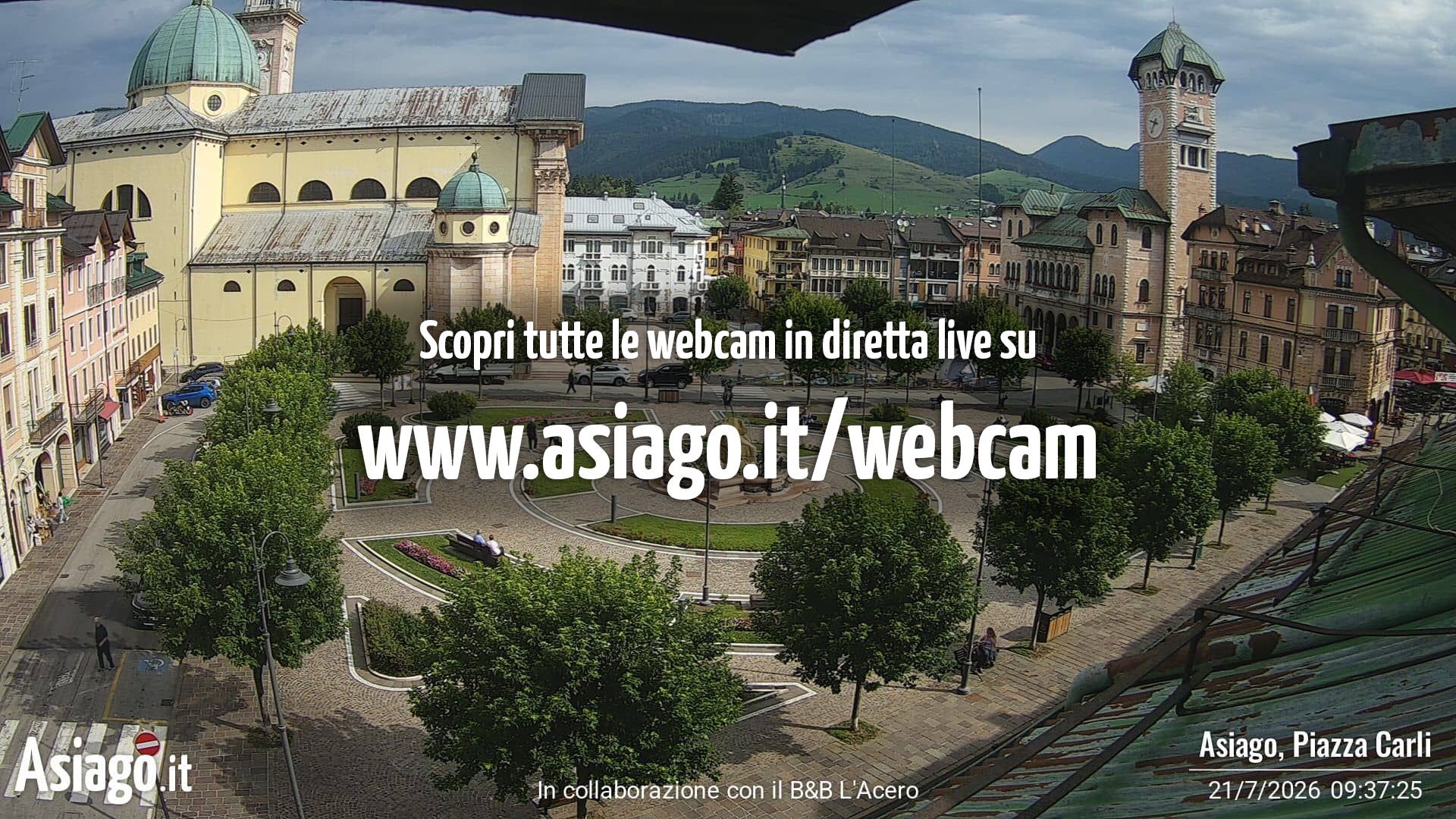 immagine della webcam nei dintorni di Campomulo: webcam Asiago