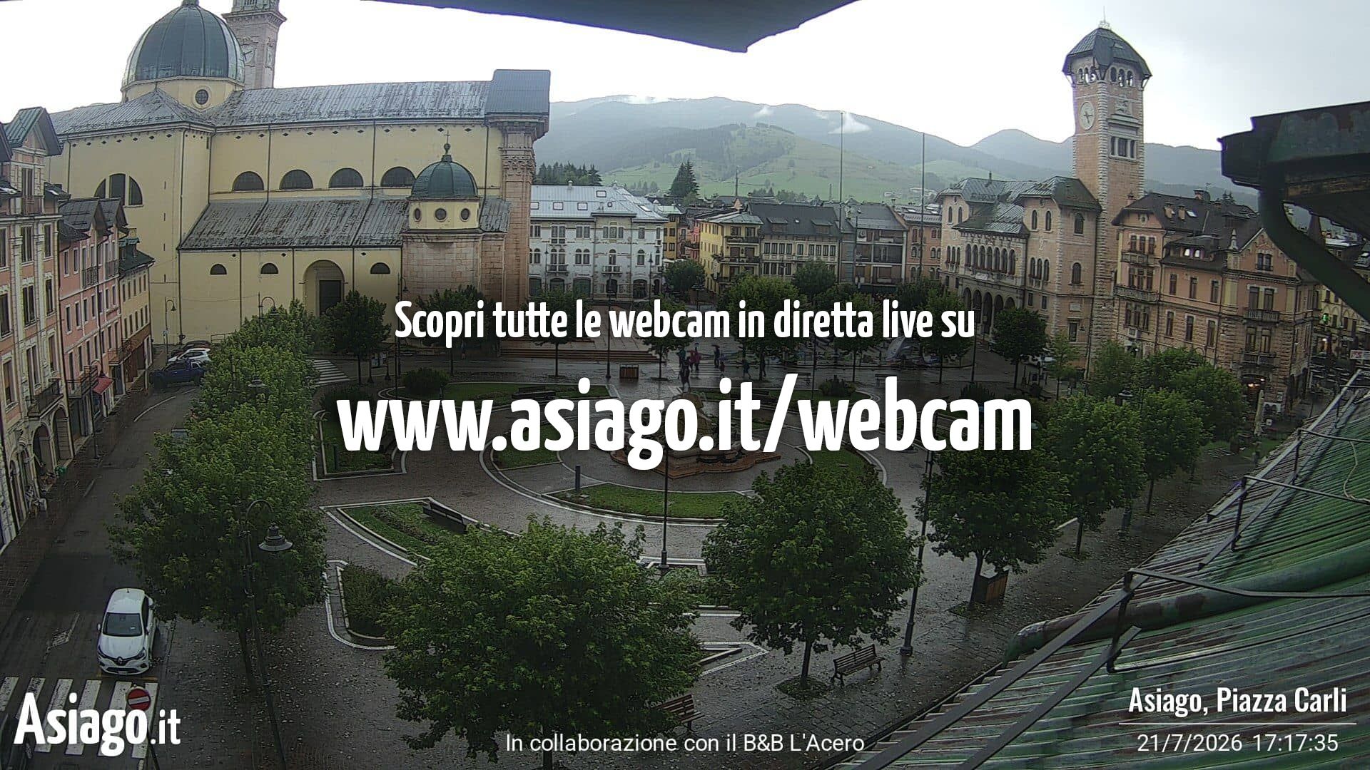 immagine della webcam nei dintorni di Tonezza del Cimone: webcam Asiago