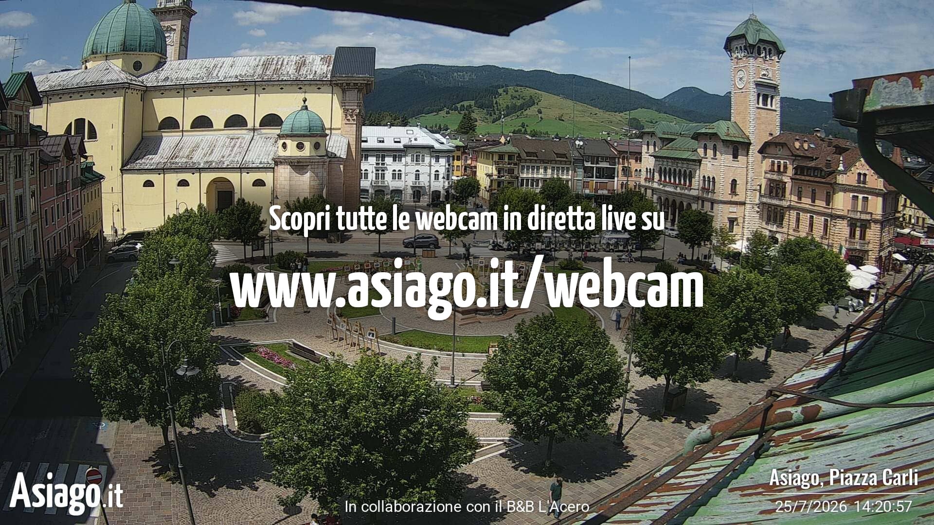 immagine della webcam nei dintorni di Arsiero: webcam Asiago