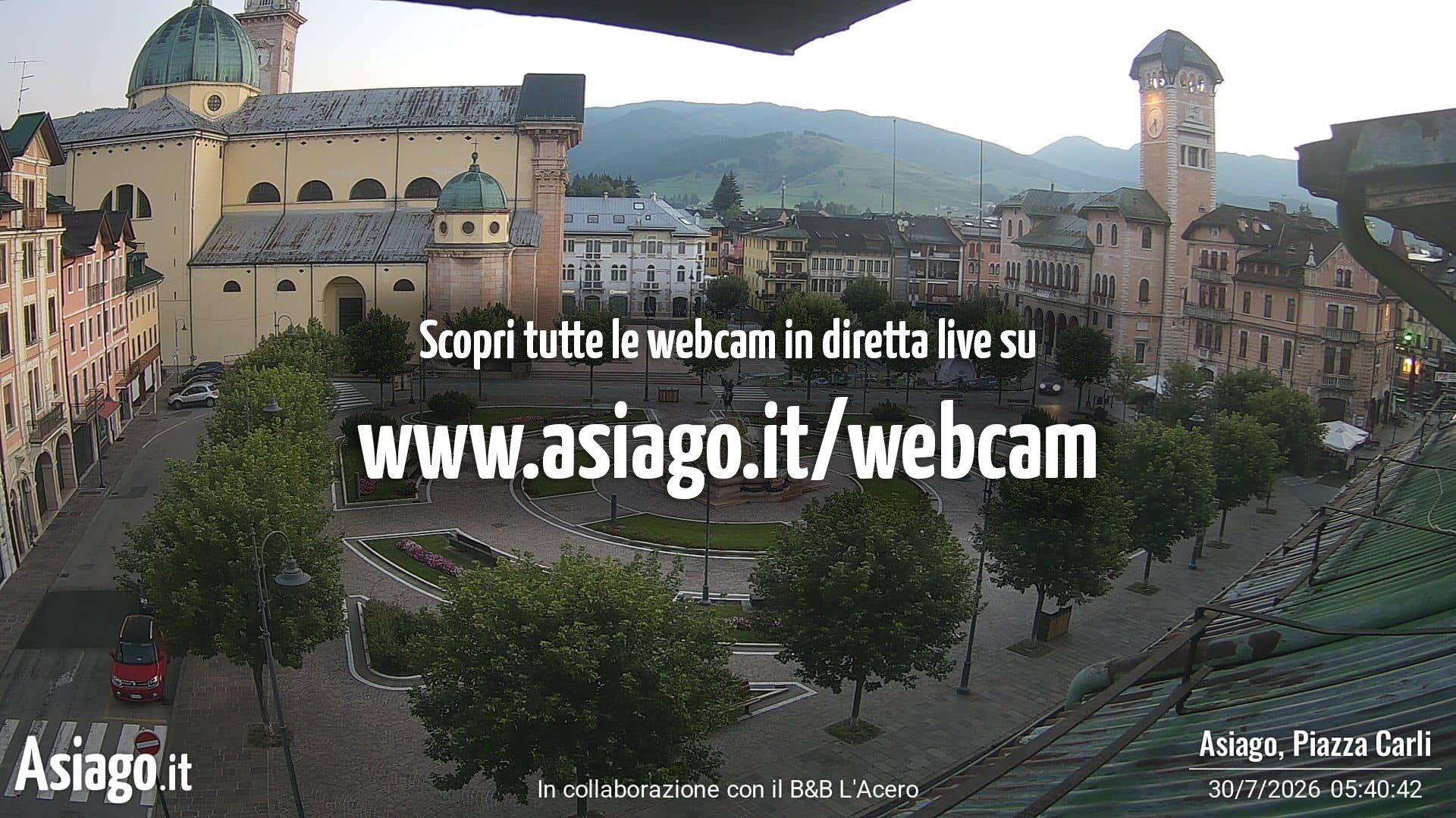 immagine della webcam nei dintorni di Lavarone: webcam Asiago