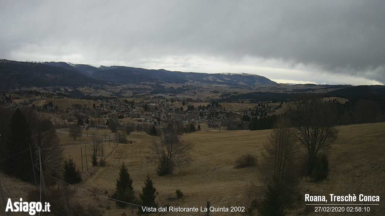 Webcam Live La Quinta Treschè Conca