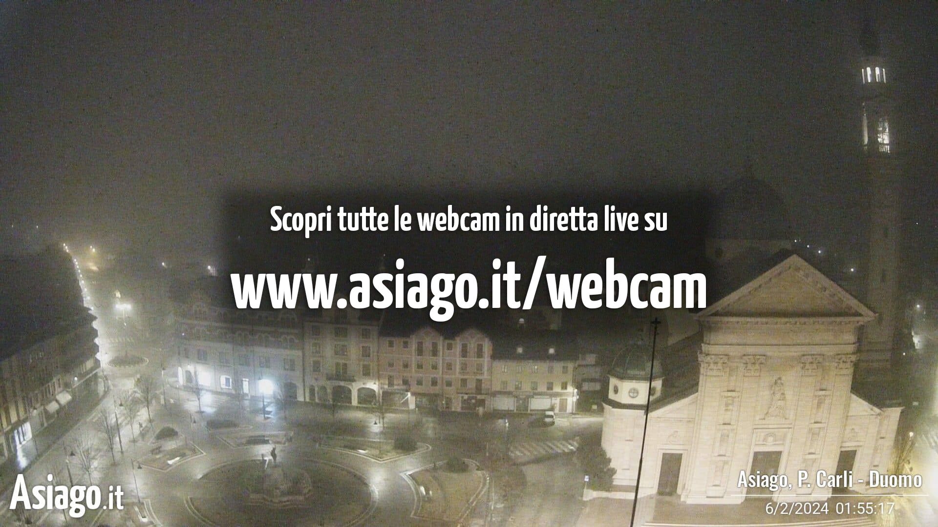 Webcam Asiago centro storico piazza mercatini