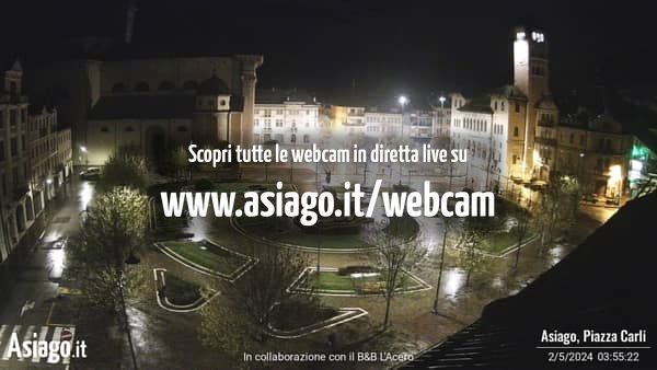 Webcam live Piazza Carli Asiago
