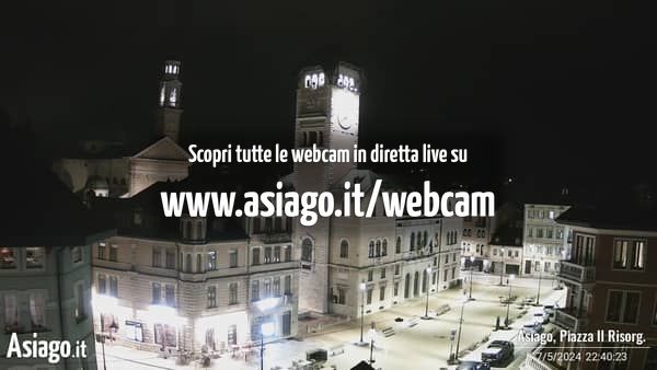 Webcam live Piazza II Risorgimento Asiago
