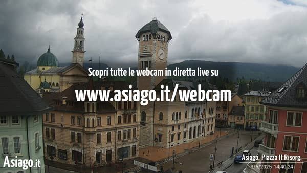 Webcam live Piazza II Risorgimento Asiago
