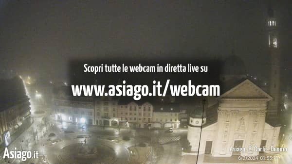 Webcam live Duomo e Piazza Carli Asiago
