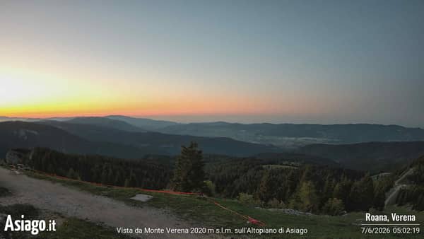 Live Webcam Monte Verena 2020