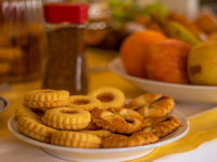 Biscotti fatti in casa per la colazione