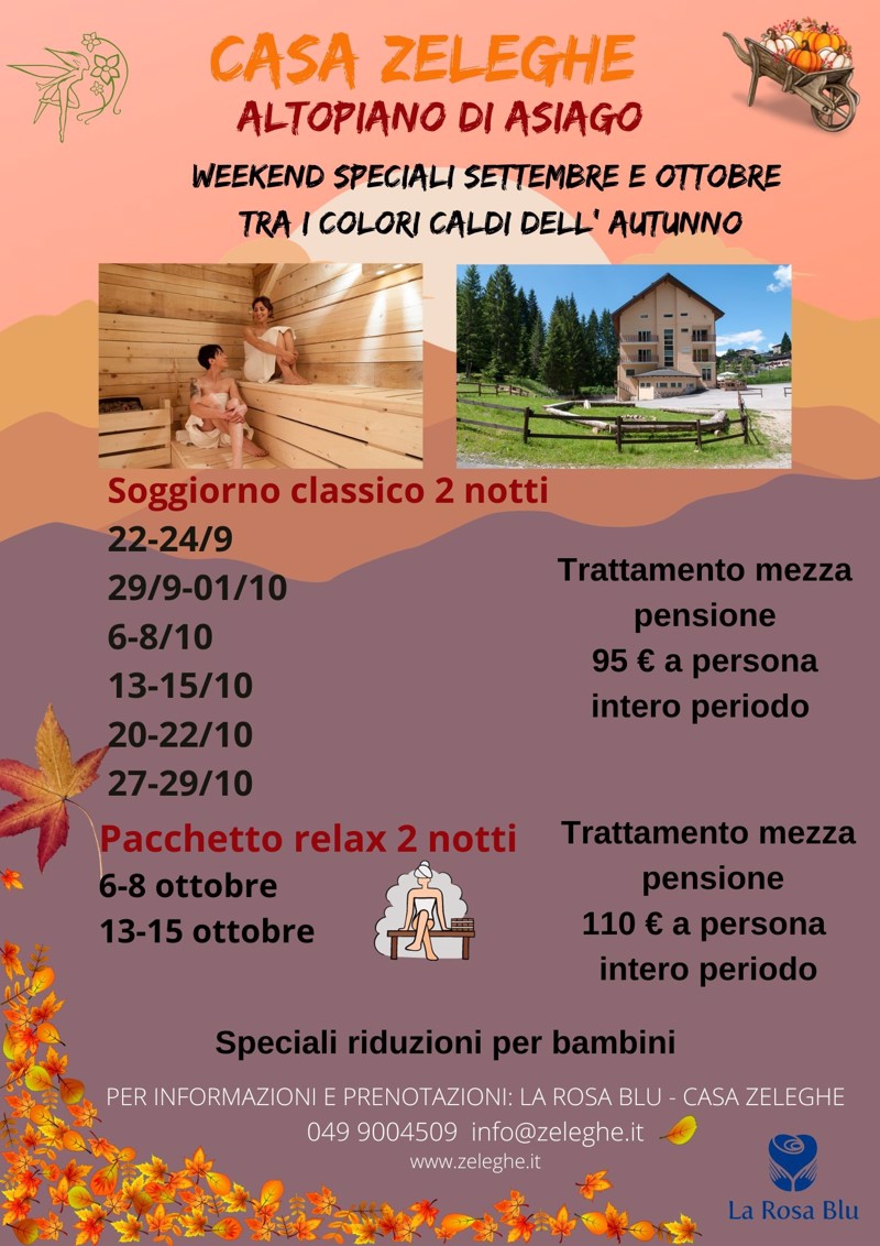 offerte autunnali casa zeleghe