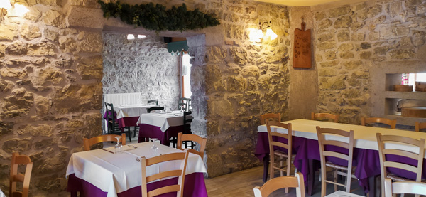 Sala da pranzo del Ristorante