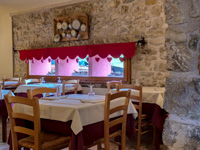 Sala da pranzo del Ristorante Rifugio Campolongo