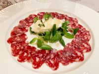 Antipasto con salame di cervo