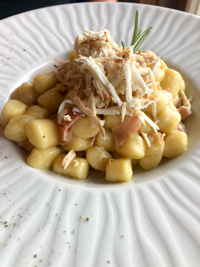 Gnocchetti patate caserecci con speck e ricotta affumicata