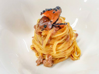 Tagliolini caserecci con ragù di cervo e tartufo