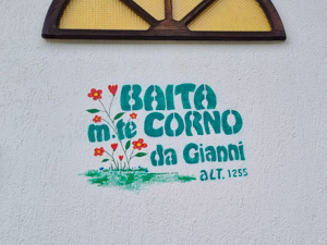 Baita Monte Corno da Gianni alt. 1255