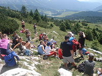 Prendendo il sole guardando val formica