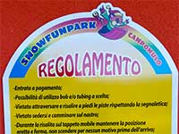 Regolamento snowfunpark