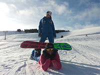 Scuola sci larici val formica istruttori snowboard