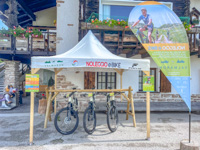 stand noleggio e-bike rifugio Valmaron